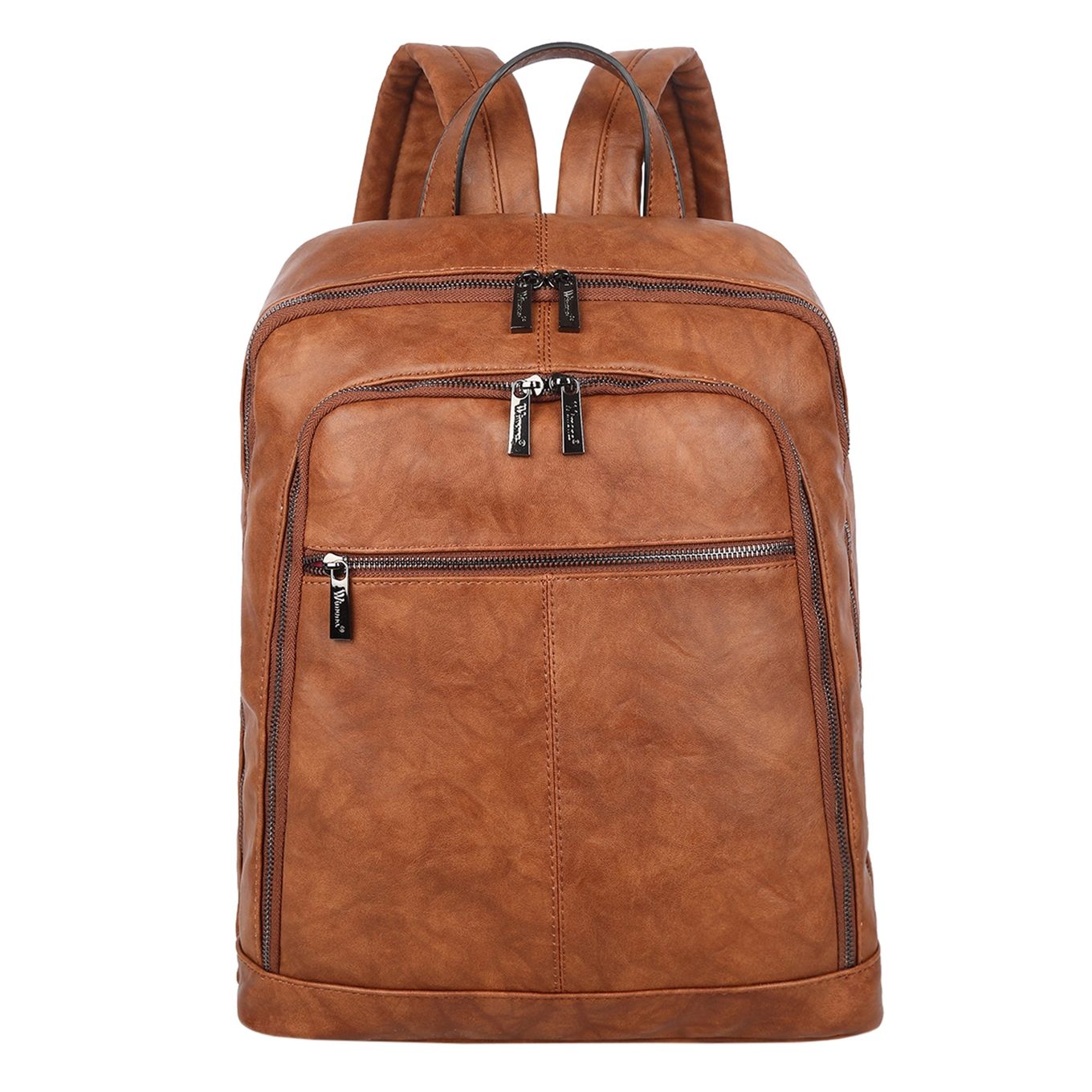 Wimona Marina 5017 Laptop Rugtas - 15,6 inch - Cognac