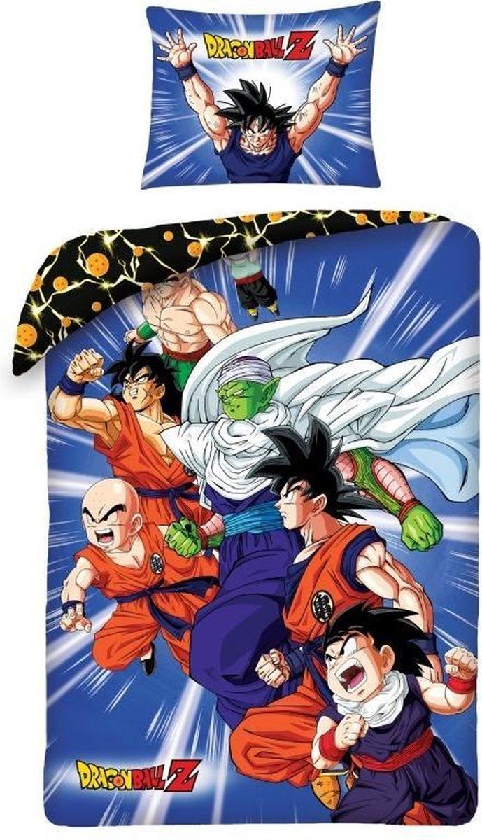 Dragon Ball Z Dekbedovertrek Fight - Eenpersoons - 140 x 200 cm - Katoen