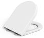 StarTech D-Shaped Toilet Seat - Antibacterial - Soft Close - PVC - Waterproof & Removable