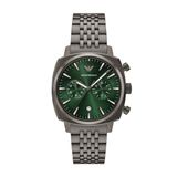 Emporio Armani Horloge AR11689 Mannen Grijs Staal Analoog