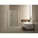 Wiesbaden Cabine de douche murale avec 1 porte coulissante - 1200x900x2000x8mm - NANO - Verre clair/Chrome