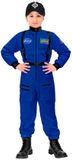 Widmann Astronaut Jumpsuit Kind Blauw - Maat 164