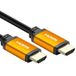 Allteq ALTQ-HDMI-8K-130 HDMI kabel 2 m HDMI Type A (Standaard) Zwart, Oranje
