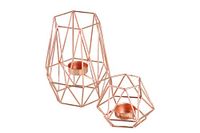 ECHTWERK kandelaar, geometrisch ontwerp, votiefkandelaar voor woon-/eetkamer/tafel