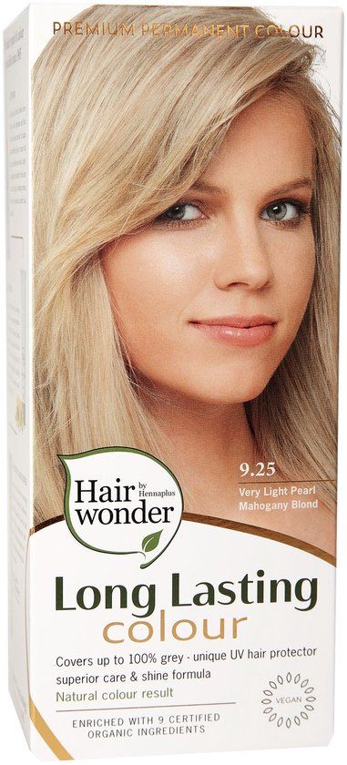 Hairwonder Long Lasting Colour 9.25 Very Light Pearl Mahogany Blond
