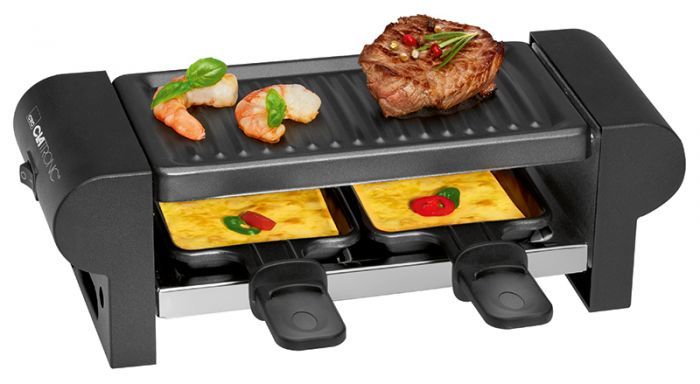 Clatronic RG 3592 - 2-persoons gourmetstel - Zwart