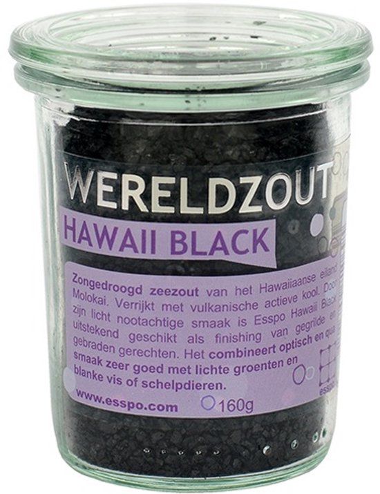 Esspo Wereldzout Hawaii black glas 160 Gram