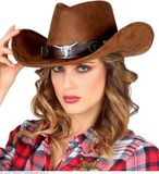 Widmann Cowboy & Cowgirl Kostuum Dallas Hoed Bruin One Size Polyester
