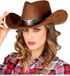 Widmann Cowboy & Cowgirl Kostuum Dallas Hoed Bruin One Size Polyester