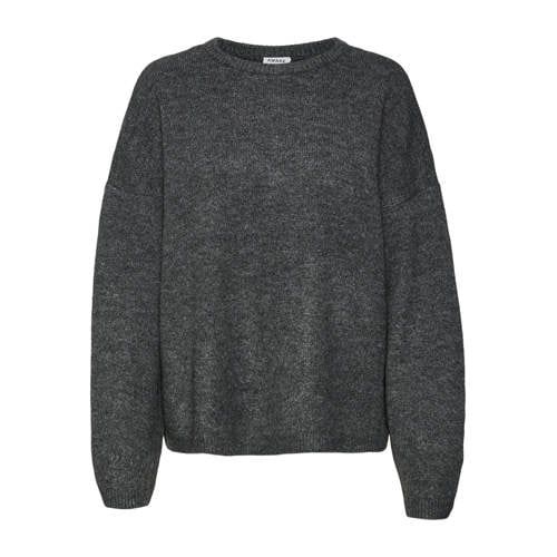 AWARE by VERO MODA Wool Knit Sweater - Grey