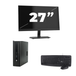 HP ProDesk 600 G2 USFF - Intel Core i5-6e Génération - 8Go RAM - 256Go SSD - Windows 11 + 1x Moniteur 27 pouces