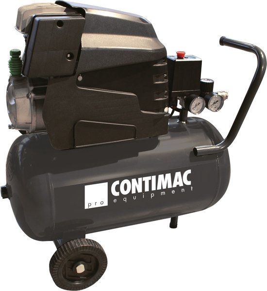 Contimac CM 250/8/24W Compressor | Oliegekoeld | 8 bar | 24L