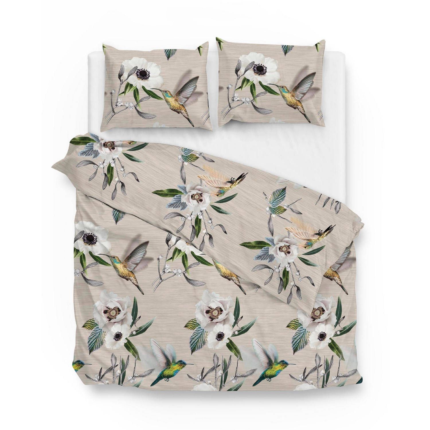 Zo!Home Jun Dekbedovertrek - Lits-jumeaux - 240x200/220 cm - Natural