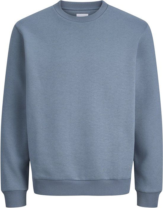 JACK & JONES PLUS SIZE JACK&JONES JJEBRADLEY SWEAT CREW NOOS PLS Heren Sweater Blue Mirage EU3XL