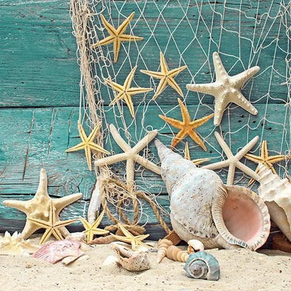 Ambiente Starfish papieren servetten