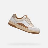 GEOX Sedral Court Dames Sneakers - Wit/Beige - Maat 38