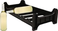 Cosy & Trendy Porte-bouteilles empilable - 6x bouteilles - noir - plastique