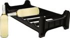 Cosy & Trendy Porte-bouteilles empilable - 6x bouteilles - noir - plastique