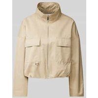 OPUS Hanneka Cropped Jacket with Flap Pockets