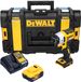 DeWalt DCF 887 P1 accu-slagmoersleutel 18 V 205 Nm 1/4" borstelloos + 1x accu 5,0 Ah + oplader + Tough Box