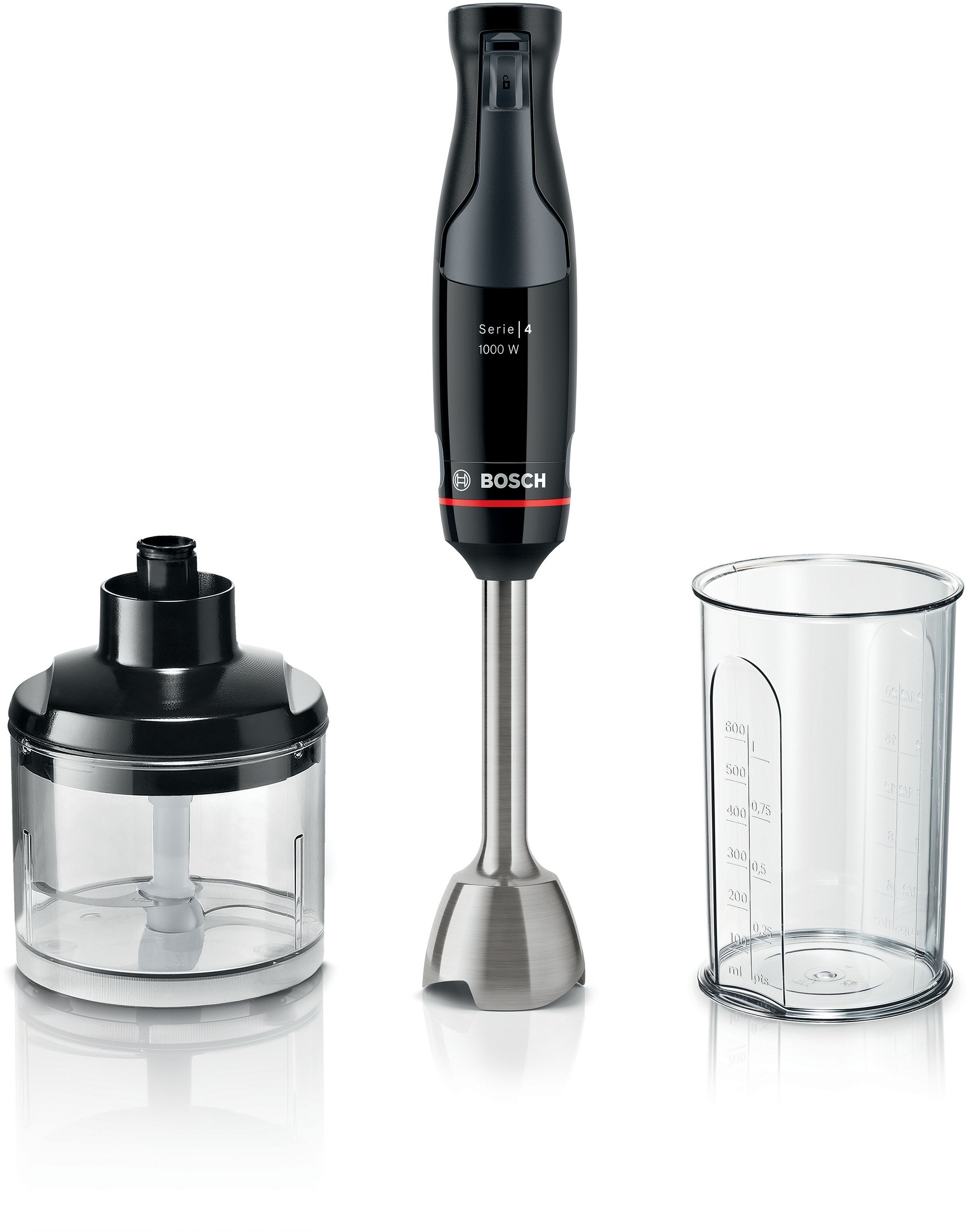 Bosch Serie 4 MSM4B620 Staafmixer - 1000W - Zwart