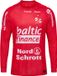 Hummel Longsleeve shirt SG Flensburg-Handewitt GK Lange mouw Ronde hals Polyester Unisex Volwassenen S Echt rood