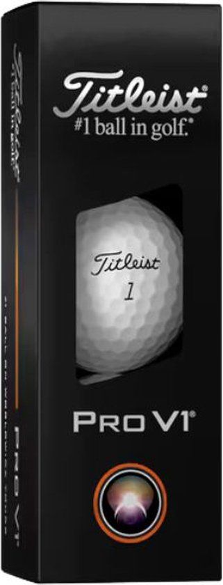 Titleist ProV1 Golfballen 2025 - Wit - 12 stuks