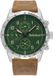 Timberland ILG of Switzerland AG Horloge Campton Mannen Polshorloge Groen Staal Leer Bruin 44 mm