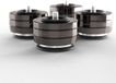 IsoAcoustics GAIA-I Neo - Donker Chroom (4 stuks)