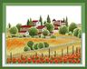 Toscanaal Borduurset Paysage avec Manuel et Matériel