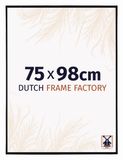 Dutch Frame Factory Fotolijst 75x98 cm - Kunststof - Zwart Hoogglans - Easy
