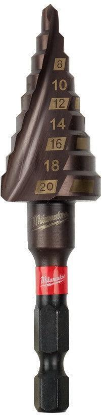 Milwaukee Shockwave ™ Impact Duty ™ Stappenboor SHW 4 tot 20 mm - 1 st - 48899263