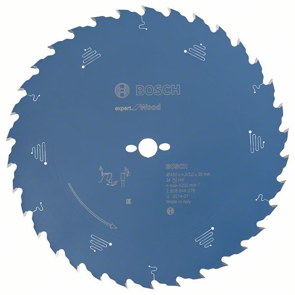 Bosch 2 608 644 078 Cirkelzaagblad - 4200 rpm - 3 mm - 1 stuk