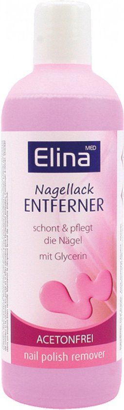 Elina Nagellakremover 200ml Acetonvrij met Glycerine