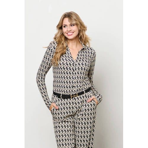 &Co Woman VAYEN MOON blouse lange mouw viscose/elastaan zand XXL