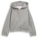 Tom Tailor - Sweatjack met glitterlook - Maat 92/98 - grey melange with glitter