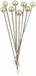 Rayher hobby materialen Spelden met parel kop/kopspelden/naaispelden - 6.5 cm - wit - 100x stuks - hobby steekspelden