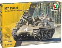 Italeri Modelbouwpakket Militaire voertuigen - 6580 M7 Priest Tank Plastic - 1:35 - Modelbouw