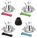 Merkloos Campingservies Campingservies serviesset - RVS - 29-delig - Voor 4 personen