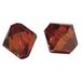 RAYHER 14221285 Swarovski kristallen geslepen parels, 8 mm diameter, doos 11 stuks, rood magma