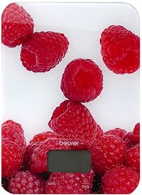 Beurer KS 19 Berry keukenweegschaal (digitale keukenweegschaal, met tarra-weegfunctie, sensortoetsbediening, draagvermogen van 5 kg)