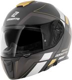Bogotto FF403 Murata Zwart Gold Systeemhelm