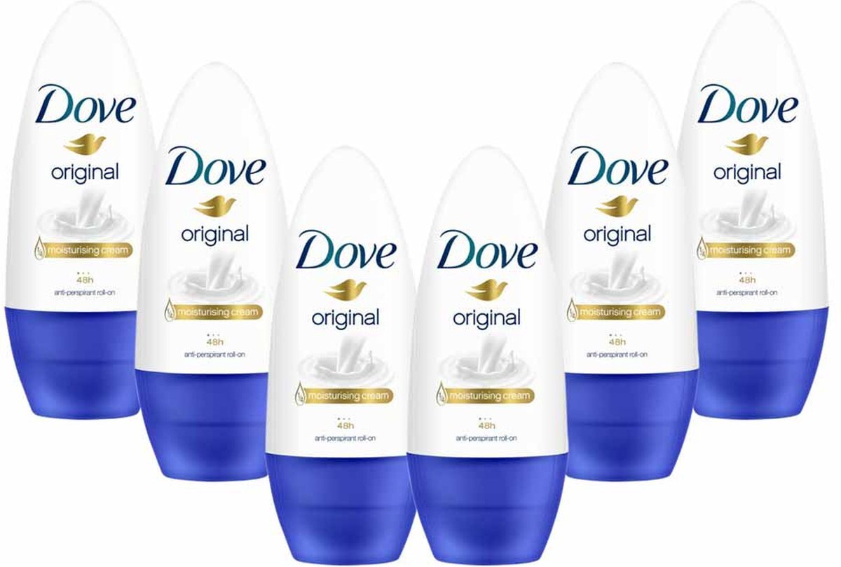 Dove 6x Deodorant Roller Original 50 ml