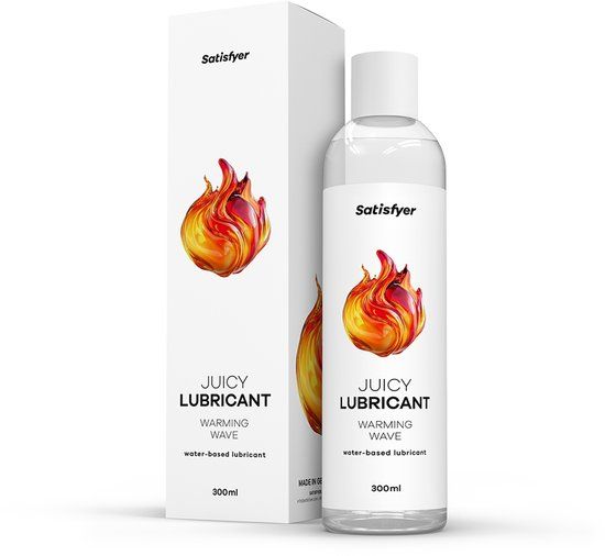 Satisfyer Warming Wave Glijmiddel op Waterbasis met Appeltaart Smaak - 300 ml