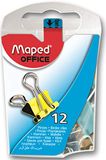 Maped Helix Usa Mini Binder Clips 1Assortiment, Acryl, Veelkleurig, 0,76 x 1,9 x 3,4 cm