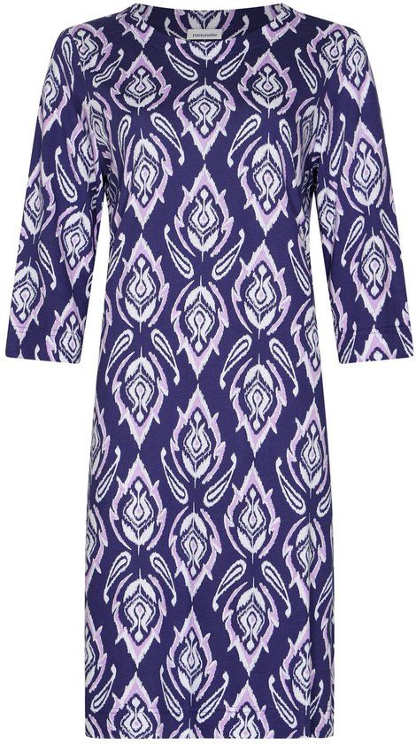Pastunette Nachthemd Purple Haze Katoen/Modal Driekwart Mouw Paars Maat 44