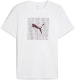 Puma T-shirt à manches courtes Graphic Box Blanc S Homme