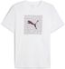 Puma T-shirt à manches courtes Graphic Box Blanc S Homme