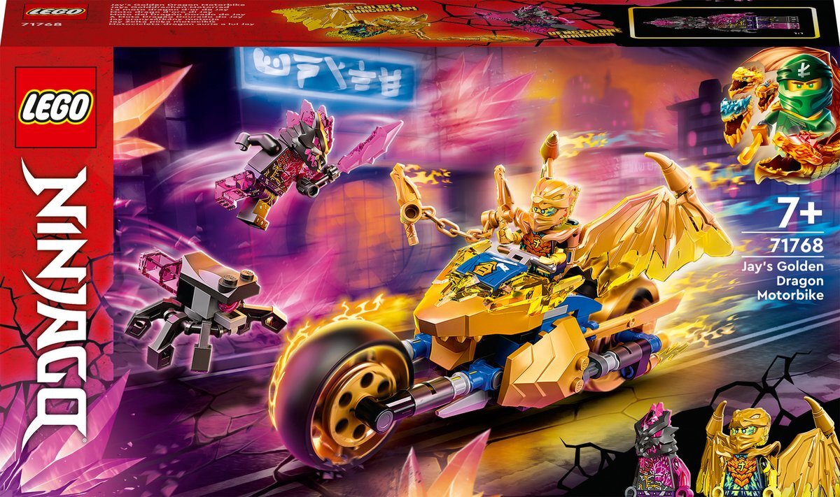 lego NINJAGO Jay's gouden drakenmotor - 71768