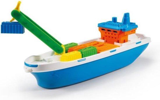 Adriatic Basic Container vrachtschip 40 cm - Multikleur - Kunststof - 3+ jaar